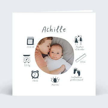Faire-part Naissance Certificat de Naissance