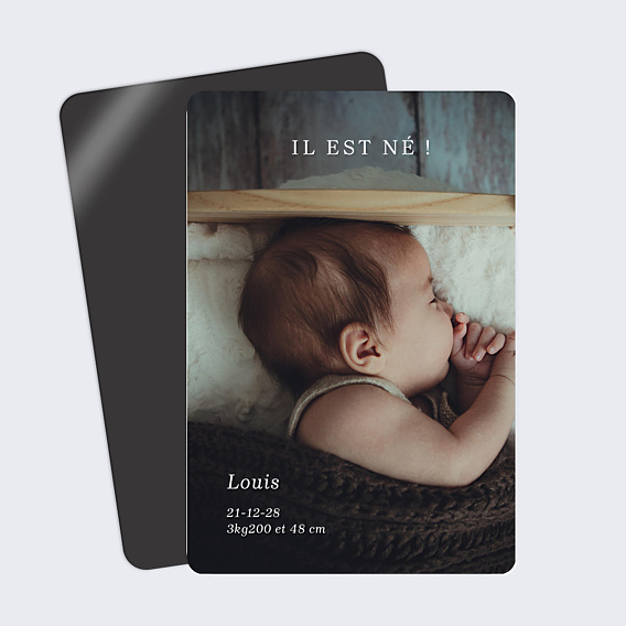 Faire part naissance Couverture