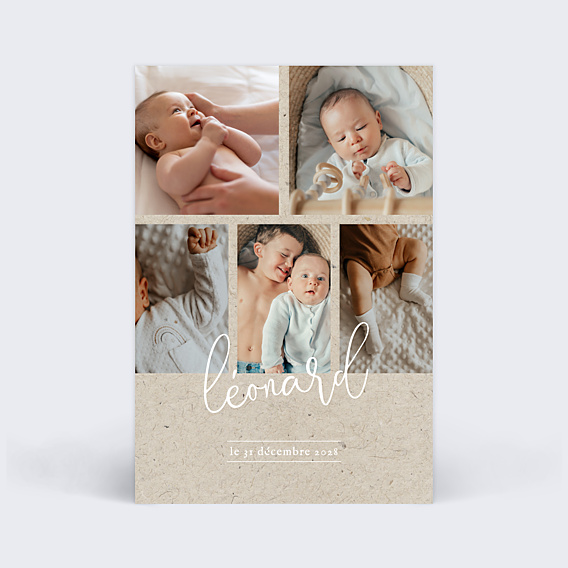 Faire-part Naissance Création