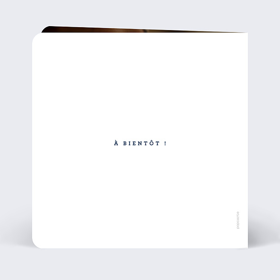 Faire part naissance Elégance Verso