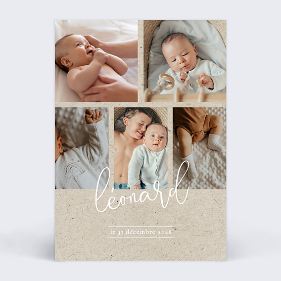 Faire-part Naissance Création