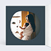 Faire part naissance Certificat de Naissance Intérieur Gauche