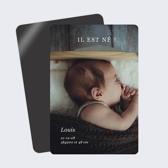 Faire part naissance Couverture