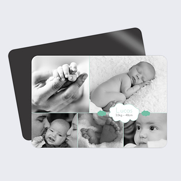 Faire-part Naissance Nuage