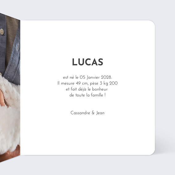 Faire-part Naissance Geek
