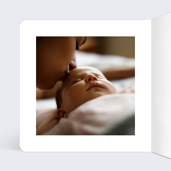 Faire part naissance Jungle colorée Intérieur Gauche