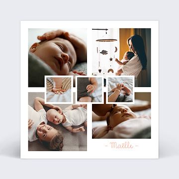 Faire-part Naissance Faire-part de Naissance Multi-Photos