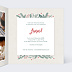 Faire part naissance Bébé sapin Intérieur Droit