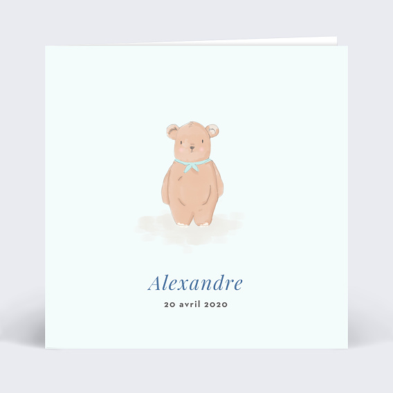 Faire-part Naissance Baby bear