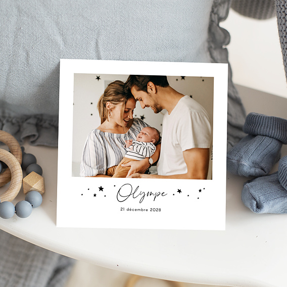 Faire part naissance Bonne Étoile