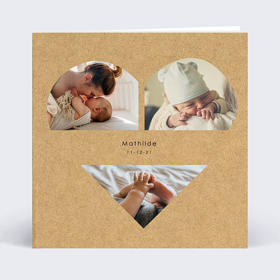 Faire-part Naissance Déclaration d'amour