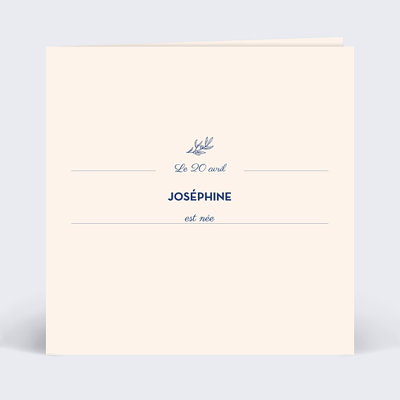 Faire-part Naissance Délicatesse