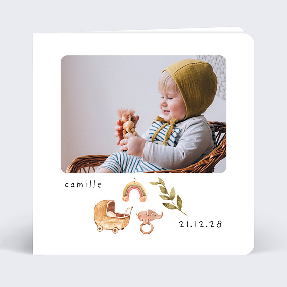 Faire part naissance Douceur