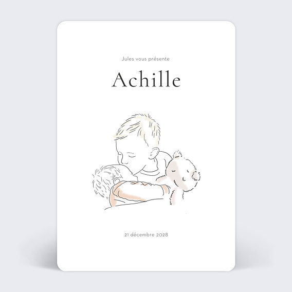 Faire part naissance Grand Frère