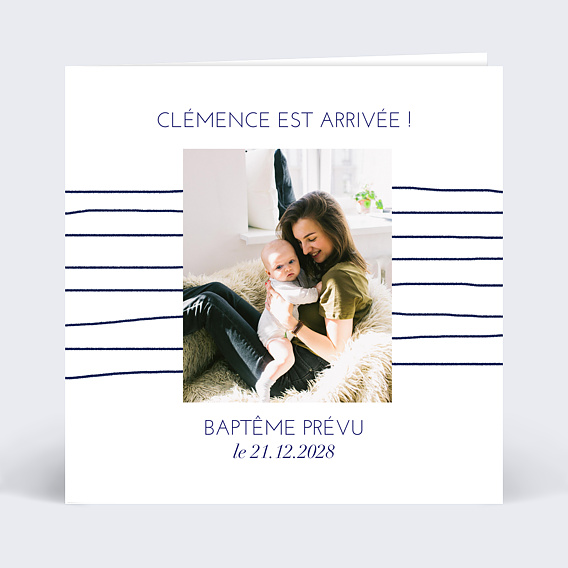 Faire part Naissance Heureux Évènements 