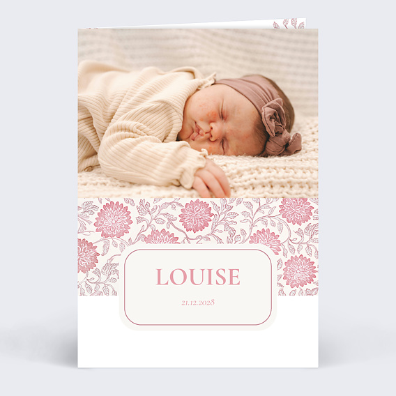 Faire part naissance Hippy boho