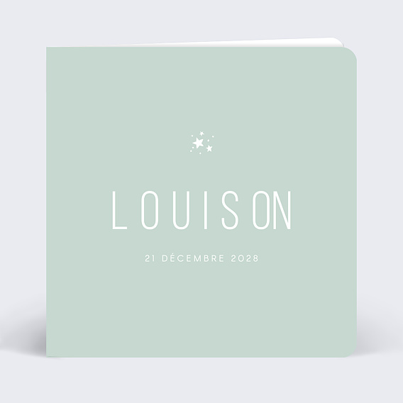 Faire part naissance Louison