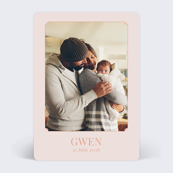 Faire part naissance Racines