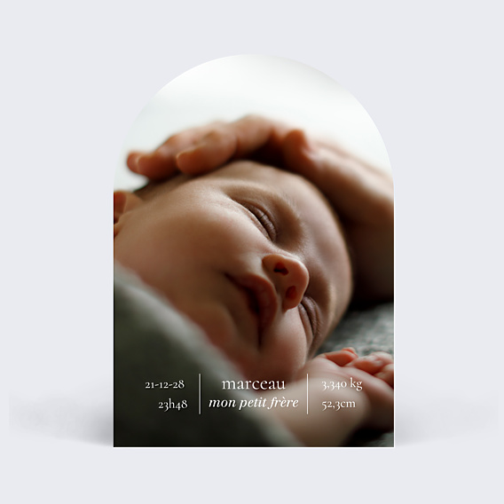 Faire-part Naissance Editorial