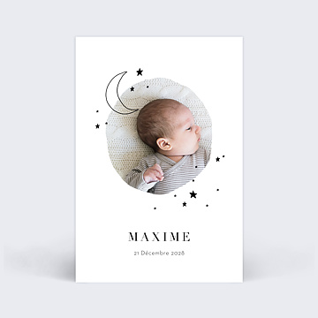 Faire-part de Naissance Virtuel Constellation