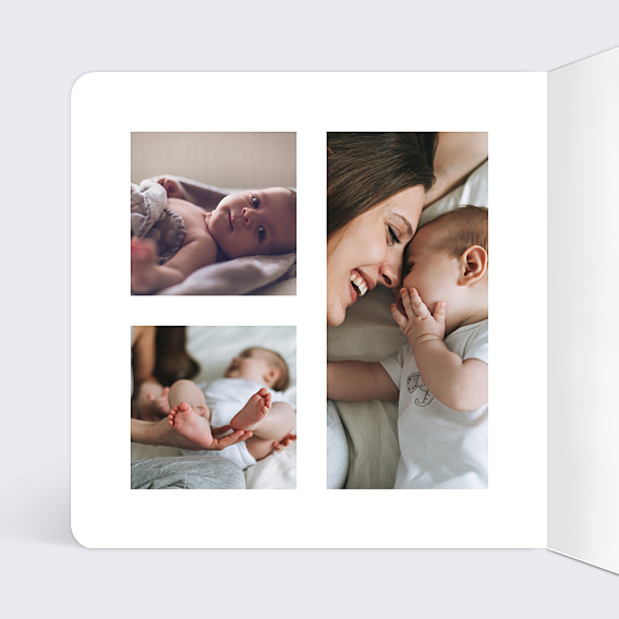 Faire-part Naissance Couronne de Jouets