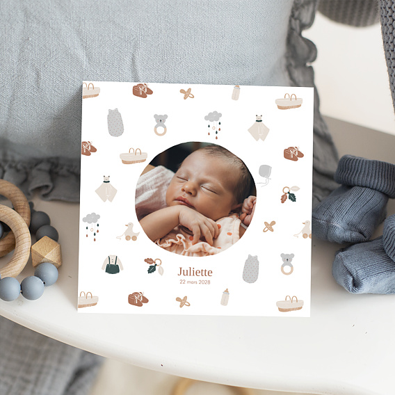 Faire part naissance Univers de Bébé Après 1