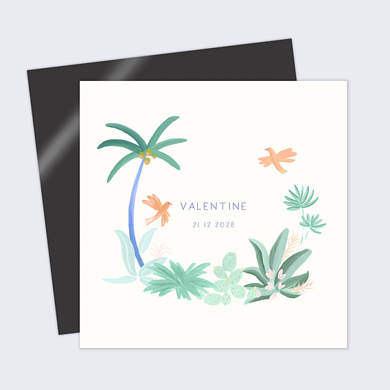 Faire part naissance Jolie Nature