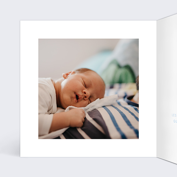 Faire-part Naissance Petits Bateaux