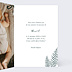 Faire part naissance Crayon Blanc Photo Intérieur Droit