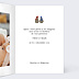 Faire part naissance Famille Pingouin Intérieur Droit