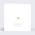 Faire part naissance Couronne Minimaliste Verso