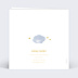 Faire part naissance Lettrine Constellation Verso