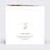 Faire part naissance Lettrine Foret Verso
