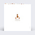 Faire part naissance Pattern Renardeau Verso
