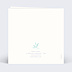 Faire part naissance Petits oiseaux Verso