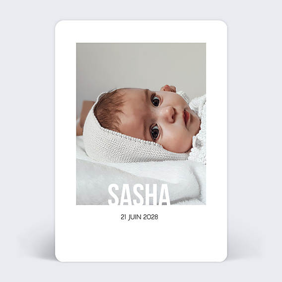 Faire-part Naissance Prénom Mignon