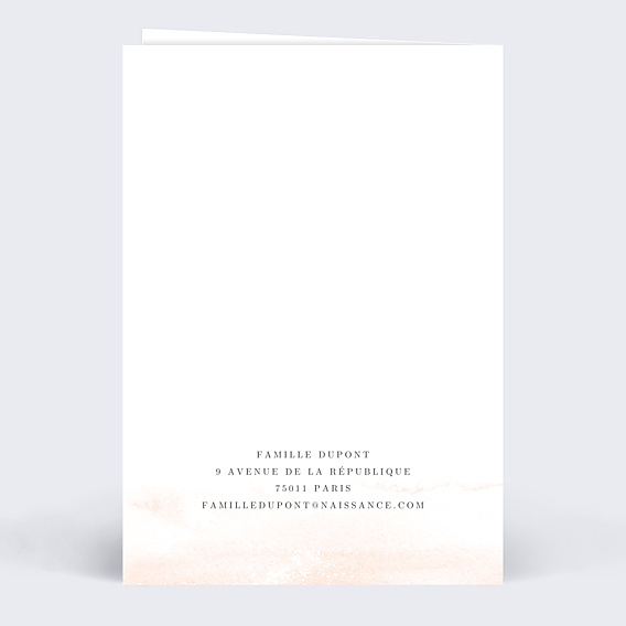 Faire-part Naissance Brume