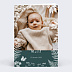 Faire part naissance Crayon Blanc Photo Recto
