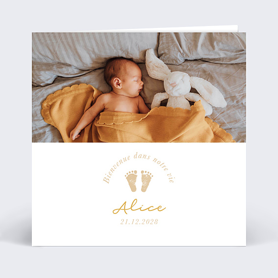 Faire-part Naissance Petits Pieds
