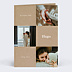 Faire-part Naissance Multi photo Original Marron