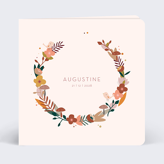 Faire part naissance Augustine