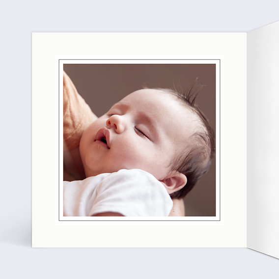 Faire part naissance Été Intérieur Gauche