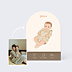 Faire-part Naissance Bébé en illustration vectorielle