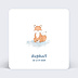 Faire-part Naissance Baby Fox