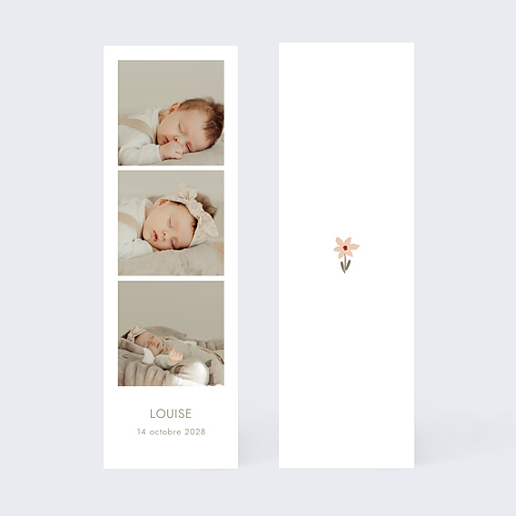 Faire-part Naissance Liberty Automne