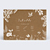 Faire-part Naissance Crayon Blanc Kraft