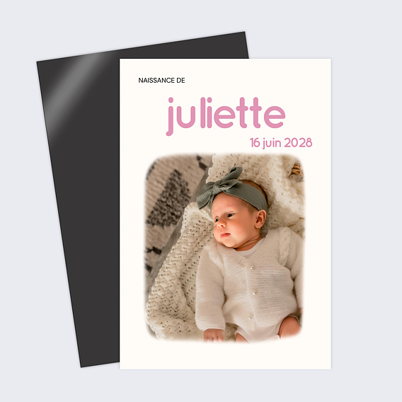 Faire part naissance Livre jeunesse