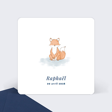 Faire-part Naissance Baby fox