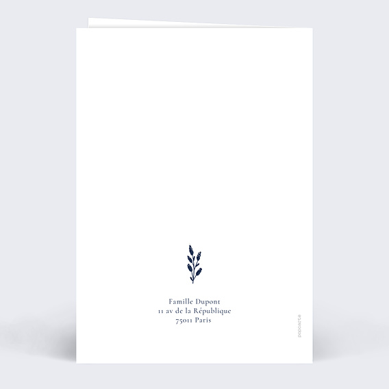 Faire-part Naissance Liverty Hiver