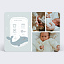 Faire part naissance Baleine certificat Recto